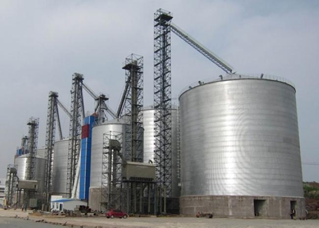 岱山大型钢板库构造参数及水泥储存质量