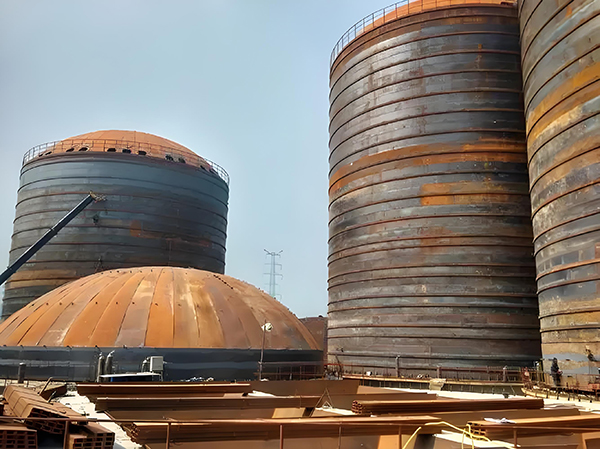 岱山焦粉钢板仓